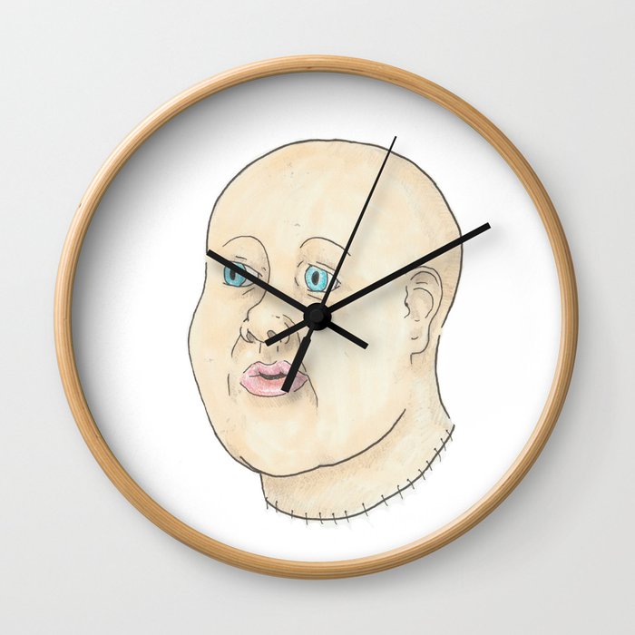 Baby or Bald Lady? Wall Clock