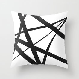Broken Star Geometric Abstract Throw Pillow