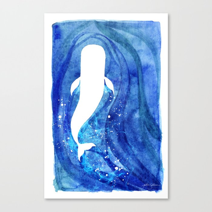 The White Whale Canvas Print