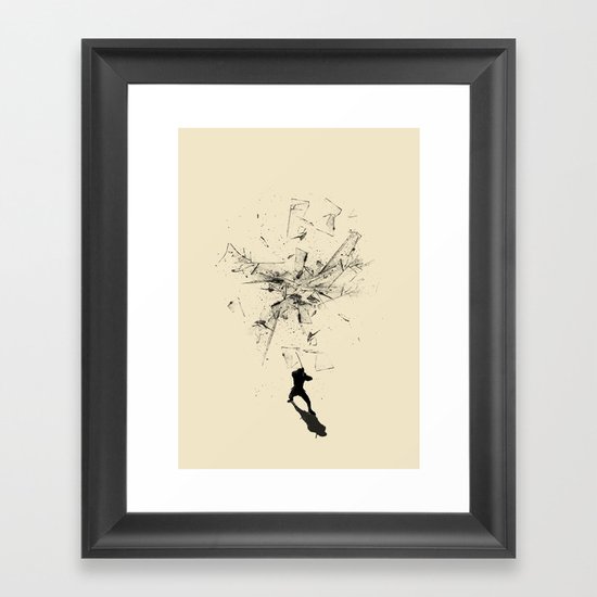 Ninja Moves Framed Art Print
