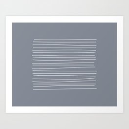 Lines Squared Art Print