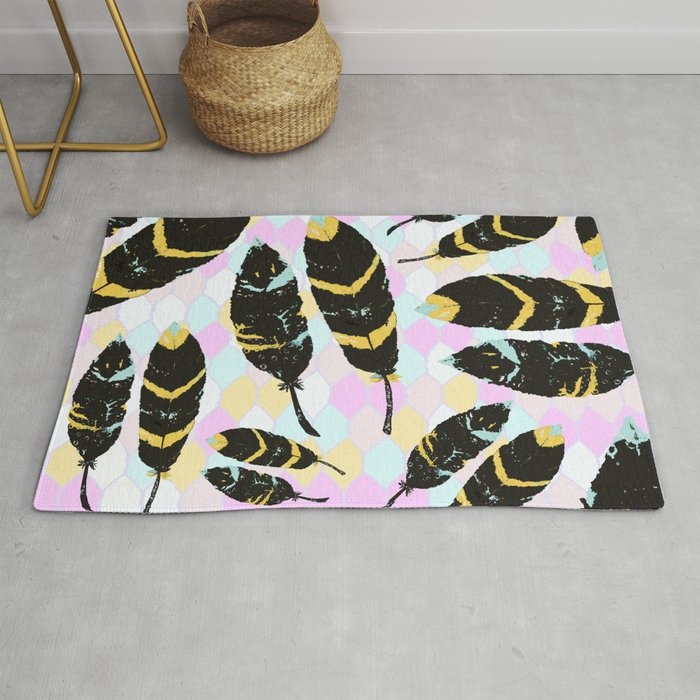 Feathers & Candy Rug