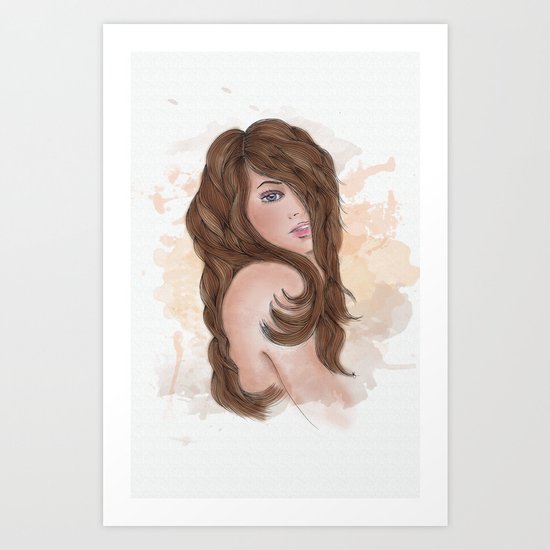 Bonny Lass Art Print