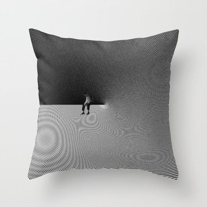 Optical Void 11 Throw Pillow