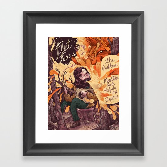 Fleet Foxes Poster Framed Art Print