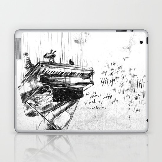 Piano Death Laptop & iPad Skin