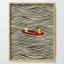 Illusionary Boat Ride Serving Tray