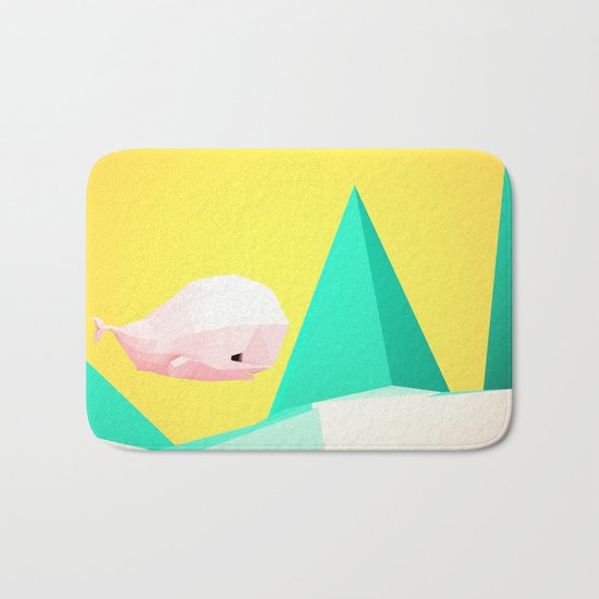 {W} Bath Mat