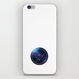 Capricorn Zodiac | Nebula Circle iPhone Skin