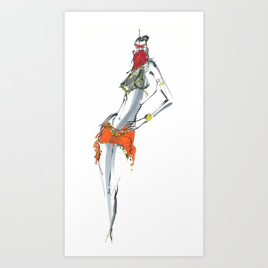 Dance for me Art Print