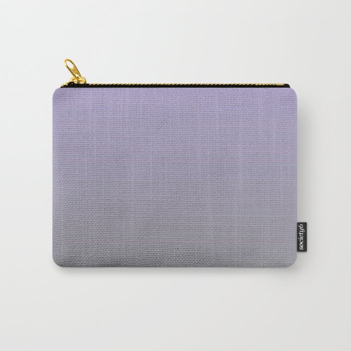 Gradient Blend Pantone 2021 Color of the Year Ultimate Gray 17-5104 and Lavender 15-3817 Purple Carry-All Pouch