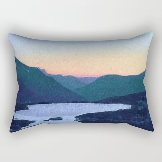 Obertalbach, Sustenpass, Swiss alps Rectangular Pillow