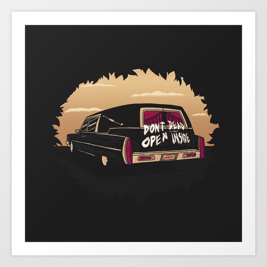 Don't open, dead inside Art Print