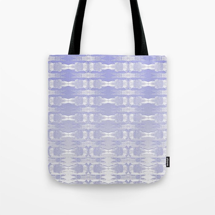 Lavender Ombre Tribal Texture Tote Bag