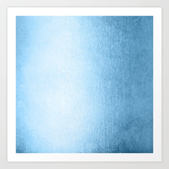 Blue Raspberry Shimmer Art Print