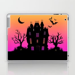 Haunted Silhouette Rainbow Mansion Laptop & iPad Skin