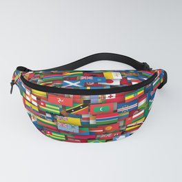 Flags of all countries of the world Fanny Pack