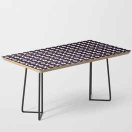 Black pattern with X and O - XOXO Coffee Table