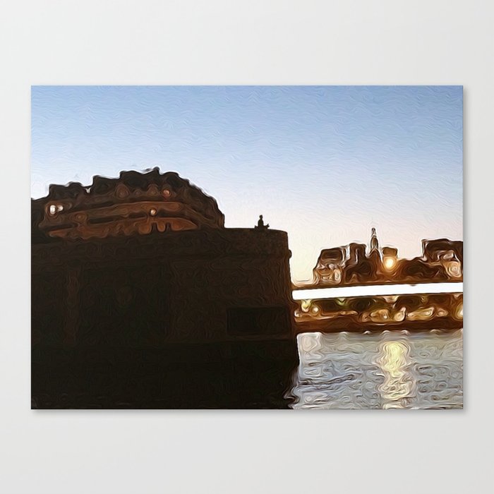 Paris Solitude Canvas Print