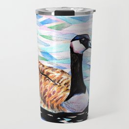 Irinart: Canada goose in cubism Travel Mug