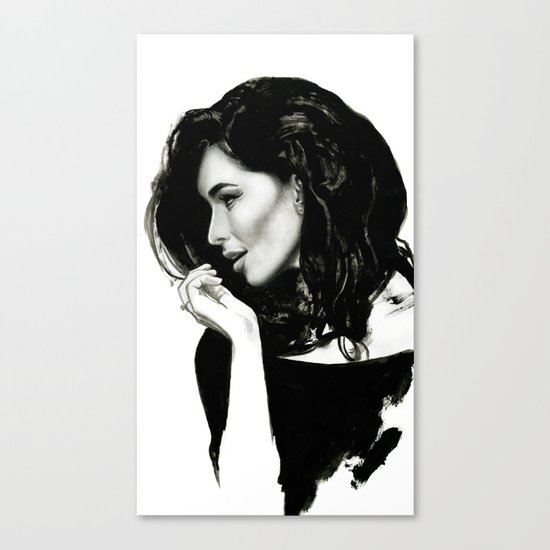 girl jazz Canvas Print