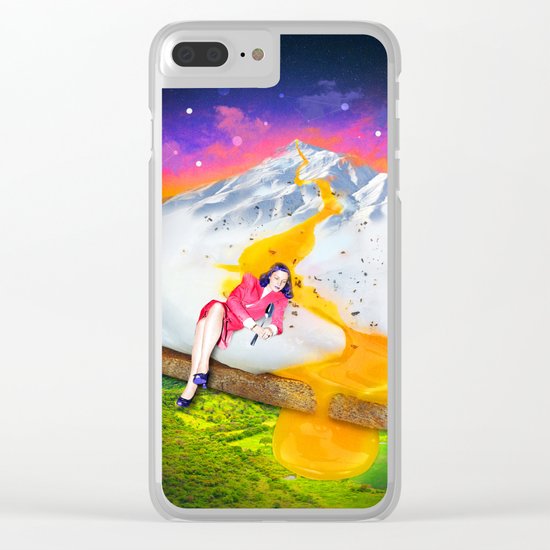 Yolkcano Clear iPhone Case