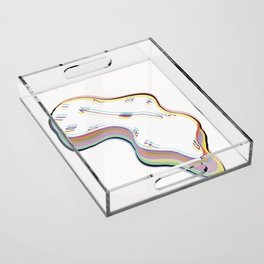 Melting Clock Acrylic Tray