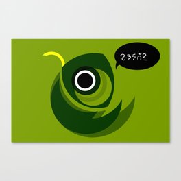 Green Fish Canvas Print