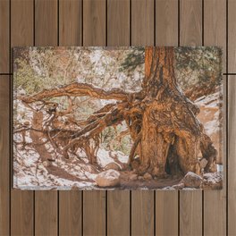 Gnarled and Wild Tree Roots Outdoor Rug