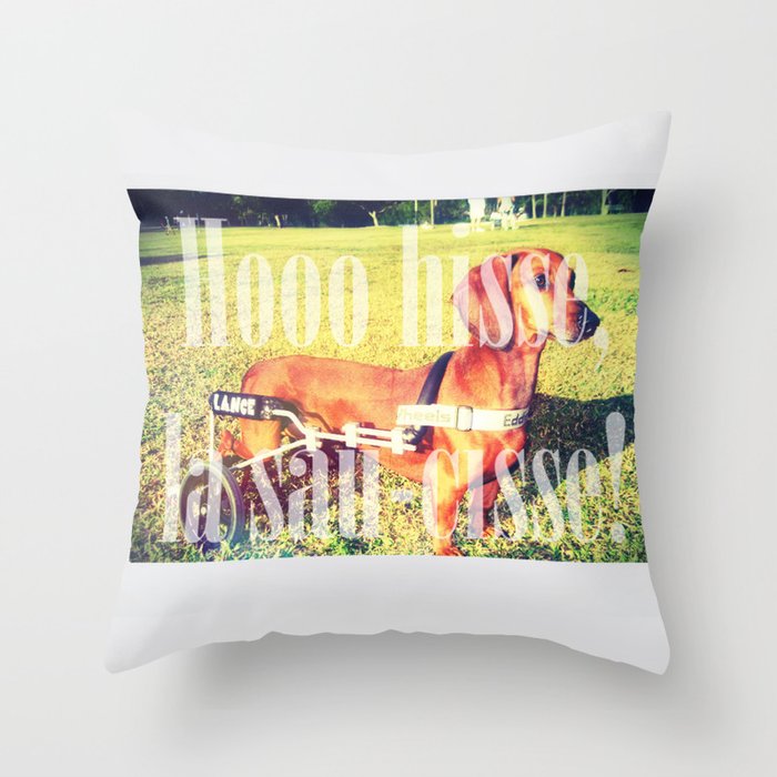 Ho Hisse Throw Pillow