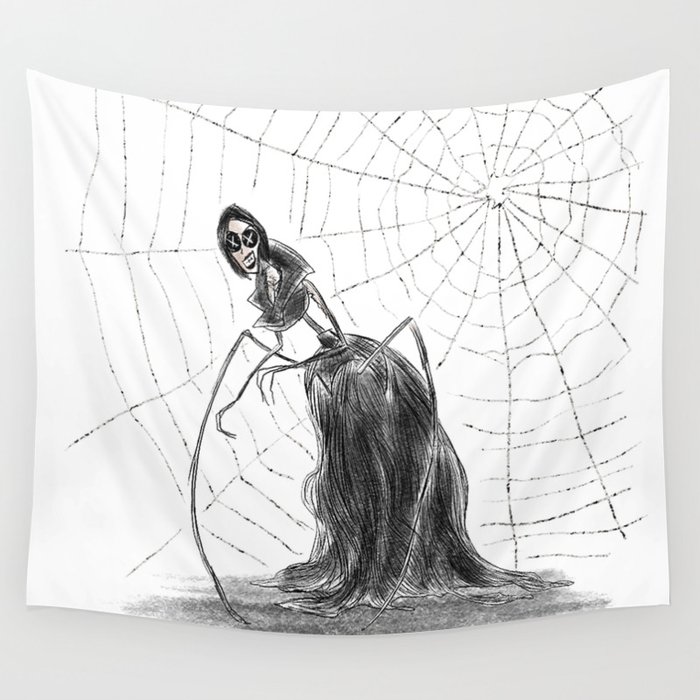 Coraline The Other Mother Wall Tapestry