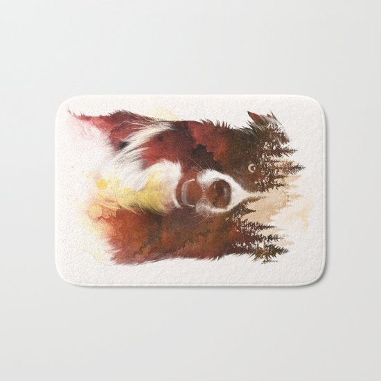One night in the forest Bath Mat
