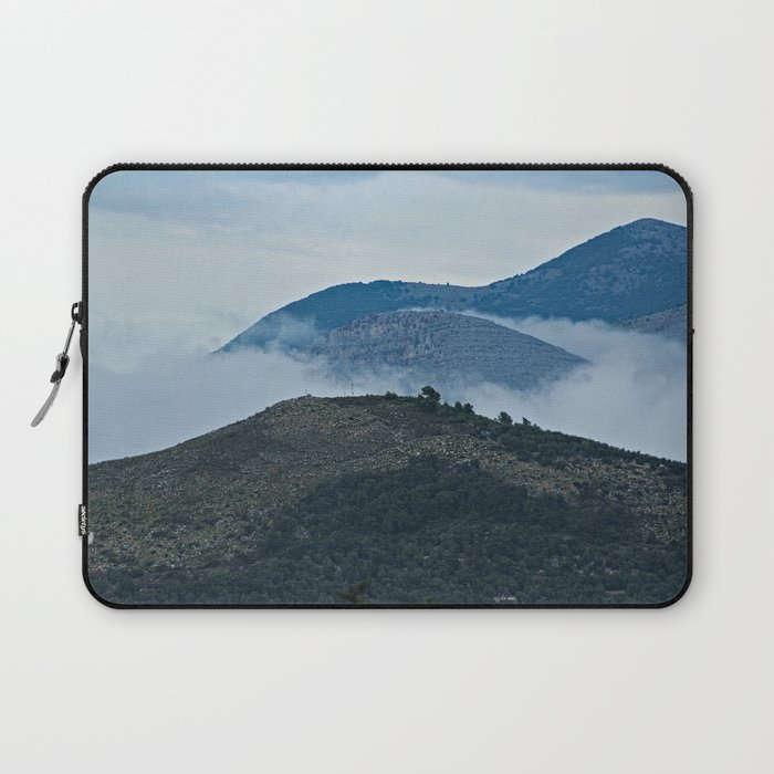Hills Clouds Scenic Landscape 4 Laptop Sleeve