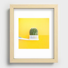 Spiky toothbursh Recessed Framed Print