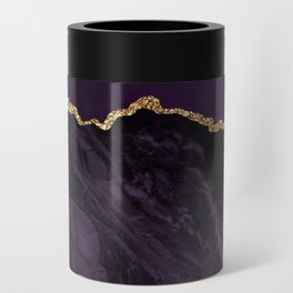 Purple and Gold Agate Can Cooler