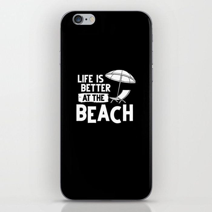 Retirement Beach Retired Summer Waves Party iPhone Skin