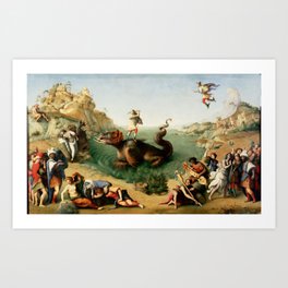 Piero di Cosimo - Liberazione di Andromeda Art Print