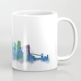 NY New York City Skyline NYC Watercolor art Mug