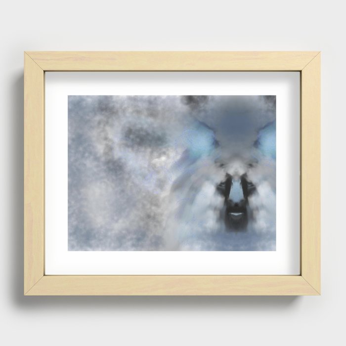 Space and Peace  Recessed Framed Print