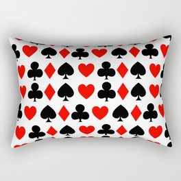 Playing cards patterns Rectangular Pillow