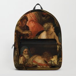 Veronese (Paolo Caliari) "The Anointment of David" Backpack | Paolocaliari, Veronese, Anointment, Paoloveronese, Renaissance, Painting, David 