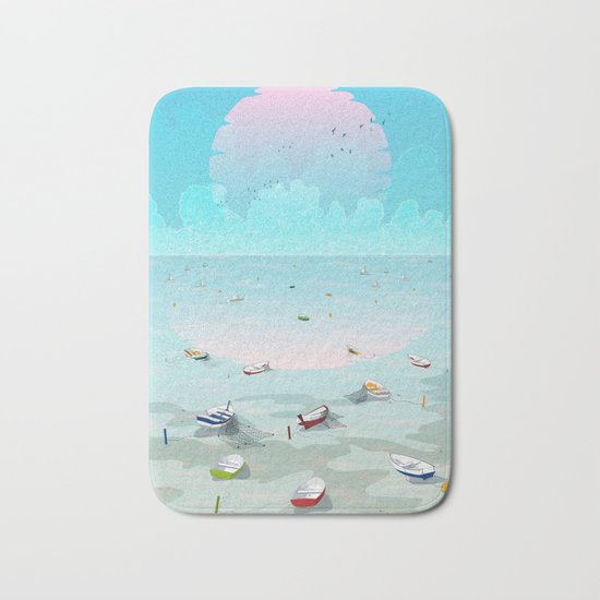 Between two waters Bath Mat