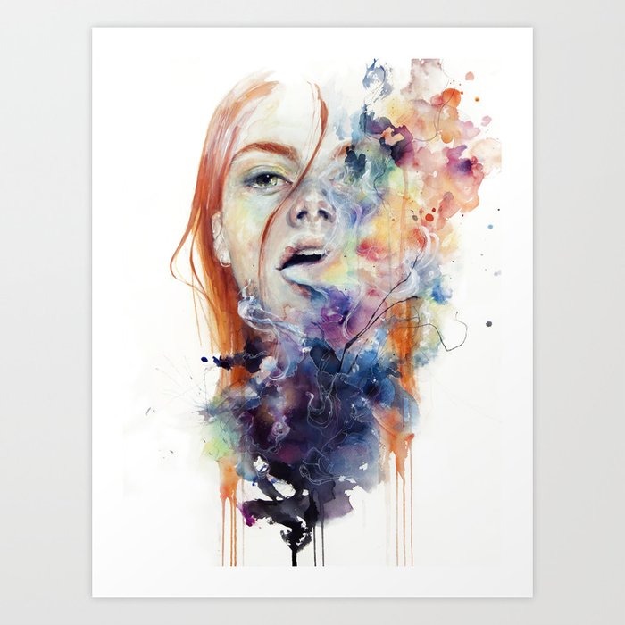 Entdecke jetzt das Motiv THIS THING CALLED ART IS REALLY DANGEROUS von Agnes Cecile als Poster bei TOPPOSTER