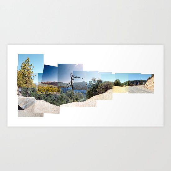 California Mountains Art Print