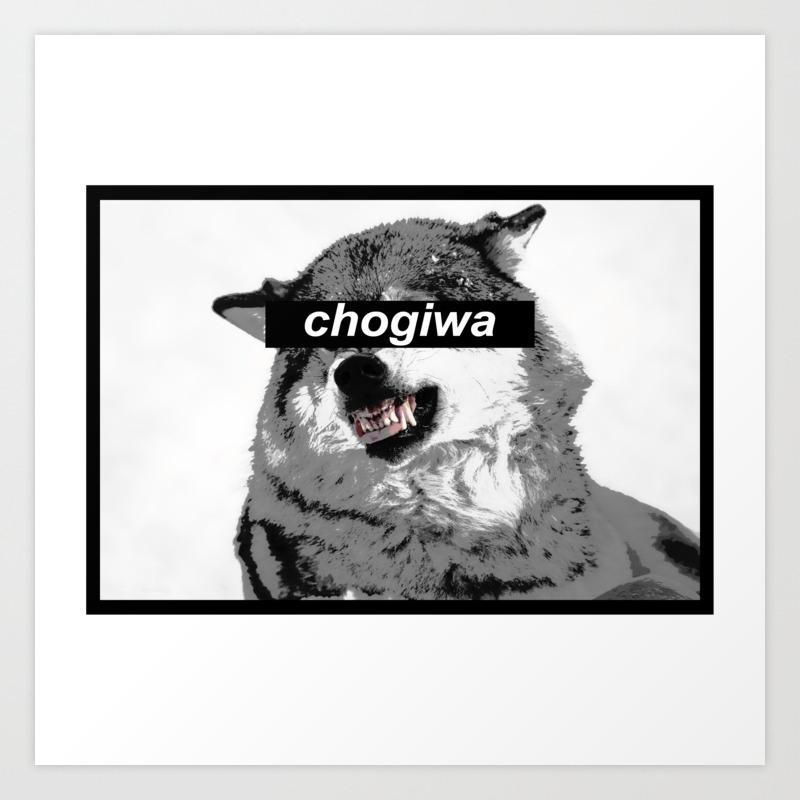 Exo Wolf Chogiwa Art Print By Keuphonii Society6 Big collection of exo wolf live wallpapers for phone and tablet. society6