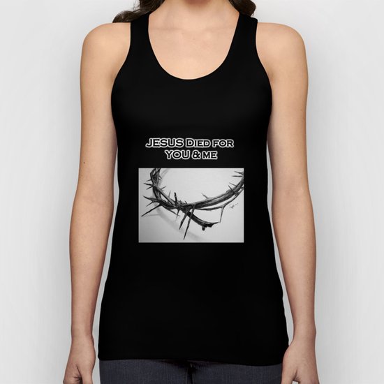 Crown of Thorns (Pencil Drawing) Unisex Tank Top