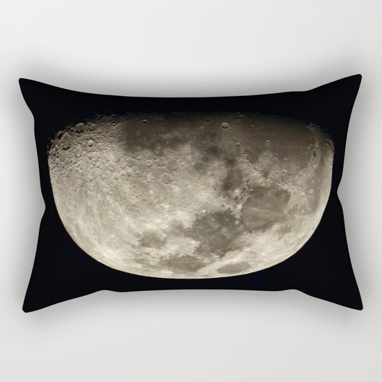 Moon Black 4 Rectangular Pillow