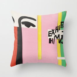 Cover design for exhibition catalogue by Henri Matisse Throw Pillow