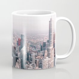 CHICAGO PANORAMA Coffee Mug | Cityscape, Photo, Chicagocityscape, Skyscraper, Minimalcity, Chicagousa, Chicagoskyline, Lakemichigan, Skyscrapers, Citypanorama 
