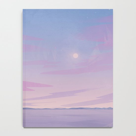 Purple Sky Notebook By Zandraart Society6